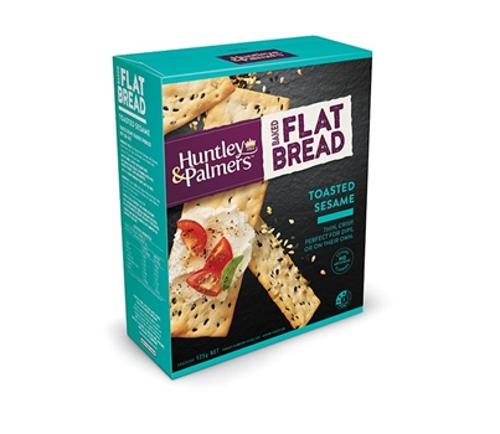 CRACKERS TOASTED SESAME 125GM - Huntly & Palmers
