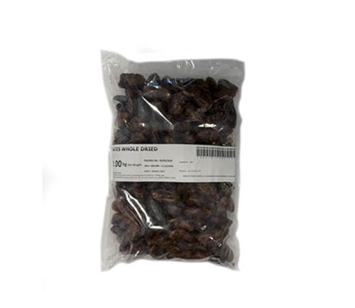 DATES DRIED WHOLE PITTED 1KG - Balars