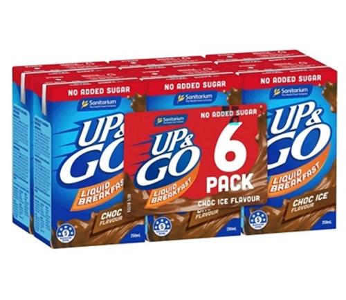 DRINK UP&GO BREAKFAST CHOCOLATE ICE NAS 250ML 6S - Up&go