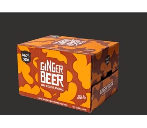 SODA GINGER BEER 250ML 12S - Macs
