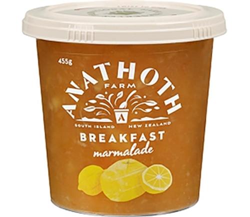 JAM BREAKFAST MARMALADE 455GM - Anathoth