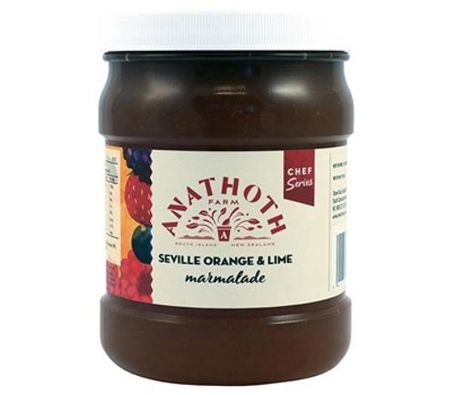 JAM MARMALADE SEVILLE ORANGE & LIME 1.25KG - Anathoth