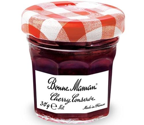 JAM CHERRY PRESERVES 30GM 60s - Bonne Maman