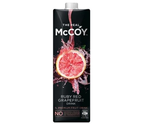 JUICE GRAPEFRUIT RED RUBY 1LTR - Mccoy