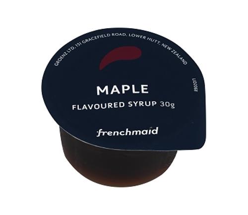MAPLE FLAVOURED SYRUP PCU 30GM 100s - Frenchmaid