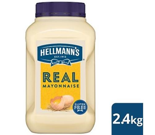 MAYONNAISE REAL GFF/R EGG YOLK 2.4KG - Hellmann's