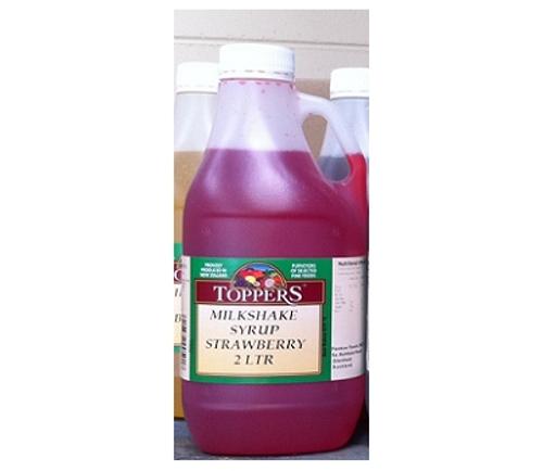 MILKSHAKE SYRUP STRAWBERRY 2L - Toppers