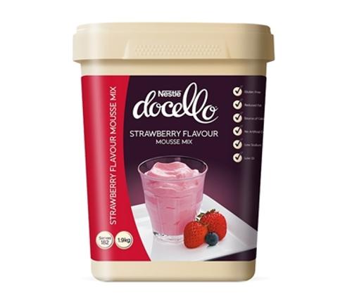 MOUSSE STRAWBERRY 1.9KG - Docello