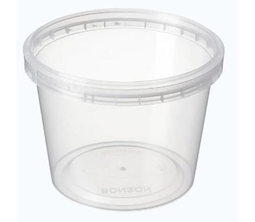 CONTAINERS ROUND CLEAR 25s/SLV - Bonson