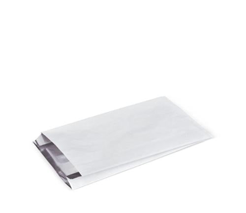 BAGS PAPER FOIL INSIDE KEBAB 100x42x265MM WHITE 500s - Fe