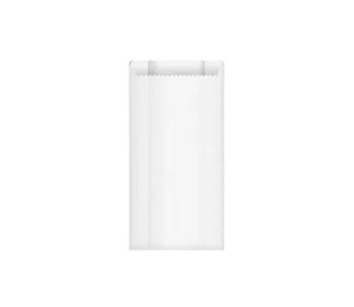 BAGS GREASEPROOF KEBAB 240x100x45MM WHT 1000s/PKT - Qiwi