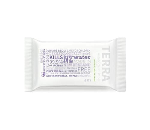 WIPES ANTI BACTERIAL SOLD BY PKT 40s/PKT - Terra