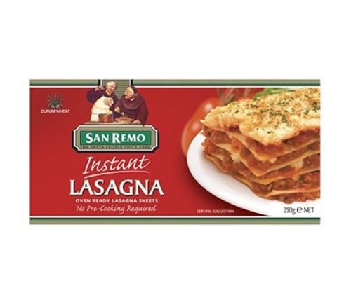 PASTA LASAGNE SHEETS 250GM - San Remo