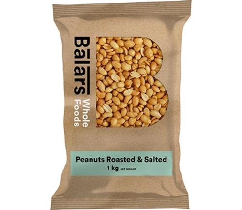 PEANUTS ROASTED SALTED 1KG - Balars