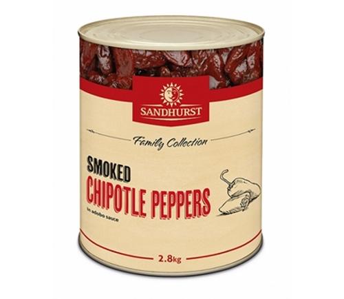 PEPPERS CHILPOTLE IN ADOBO SAUCE 2.8KG - Sandhurst