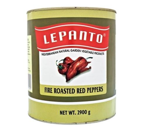 PEPPERS RED ROASTED WHOLE 3KG - Lepanto
