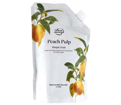 FRUIT PULP RIPE PEACH 1L - Bon Accord