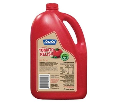 RELISH TOMATO 4.7KG - Cerebos