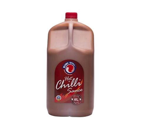 SAUCE CHILLI HOT 6L - Kiwi Style