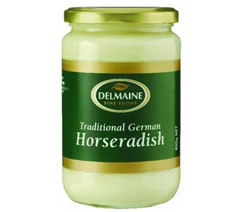 SAUCE HORSERADISH 670GM - Delmaine