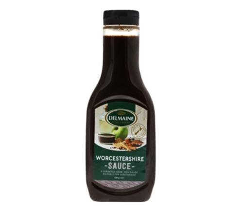 SAUCE WORCESTERSHIRE 580GM - Delmaine