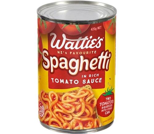 SPAGHETTI IN TOMATO SAUCE 420GM - Watties