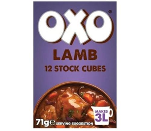 STOCK LAMB CUBES 71GM - Oxo