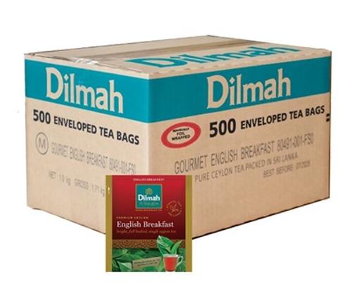 TEA BAGS ENGLISH BREAKFAST ENVELOPE 500s - Dilmah