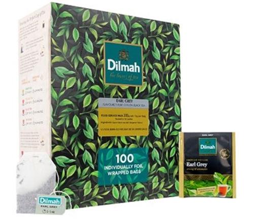 TEA BAGS EARL GREY ENVELOPE 100s - Dilmah