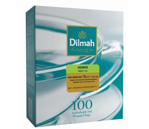 TEA BAGS JASMINE GREEN ENV 100s - Dilmah
