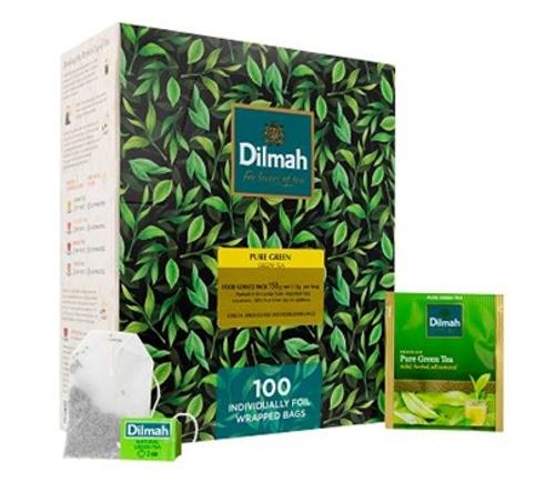 TEA BAGS PURE GREEN ENVELOPE 100s - Dilmah