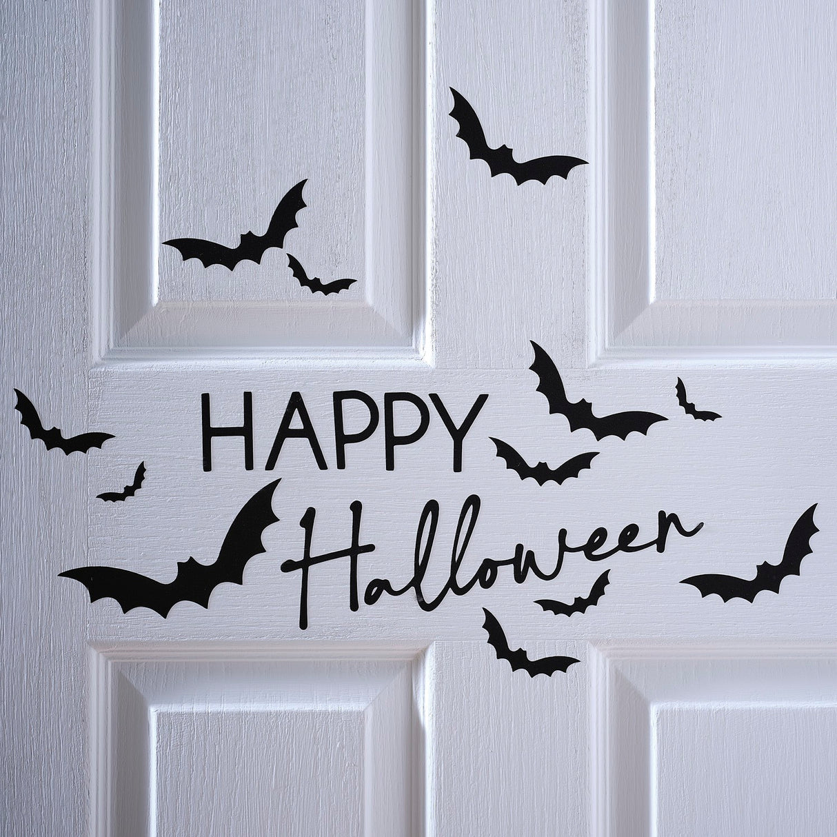 Door Sticker Decoration - Pumpkin Spice Happy Halloween