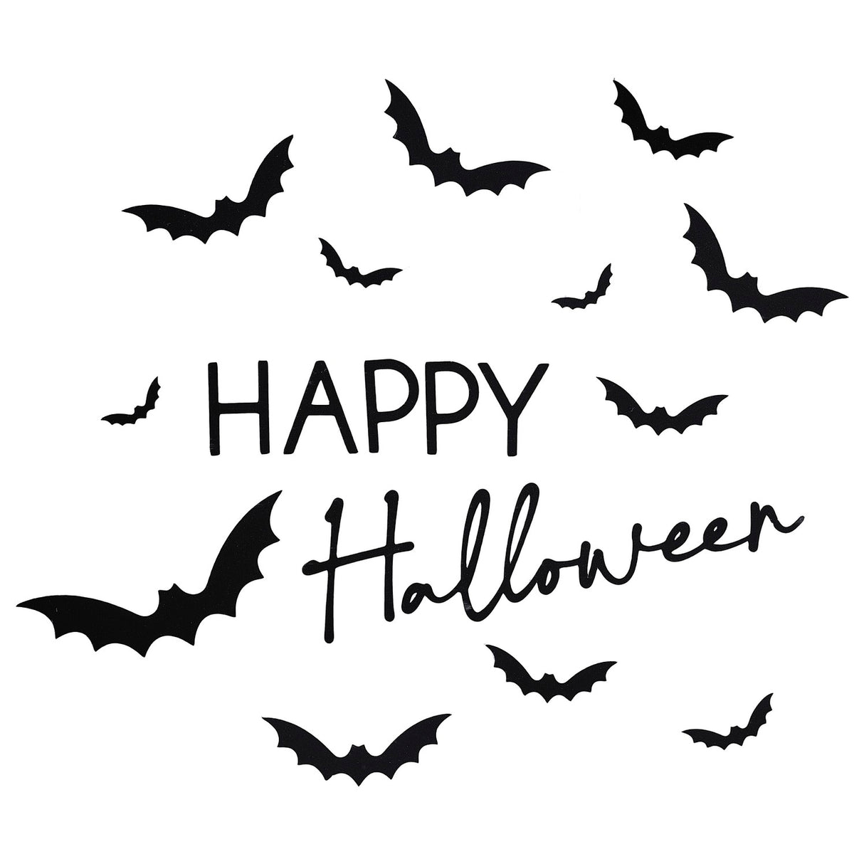 Door Sticker Decoration - Pumpkin Spice Happy Halloween