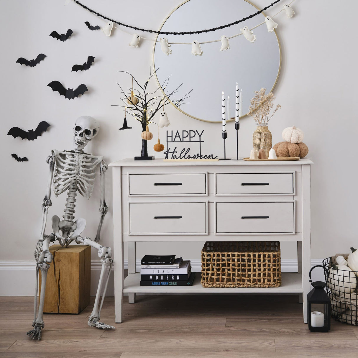 Door Sticker Decoration - Pumpkin Spice Happy Halloween