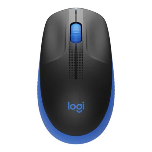 Logitech M190 Full Size Wireless Mouse - Blue