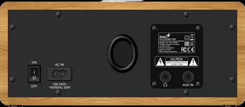 Genius SP-HF505BT Bluetooth Wooden Speaker