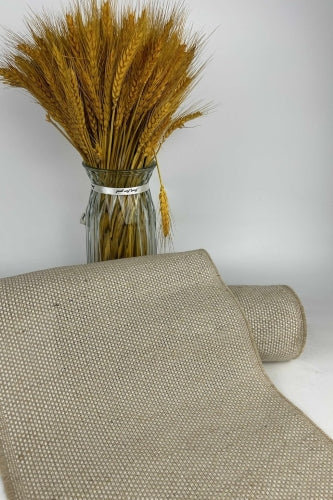 Jute / Cotton Table Runner - Size 30cm × 9.14m (10YD)