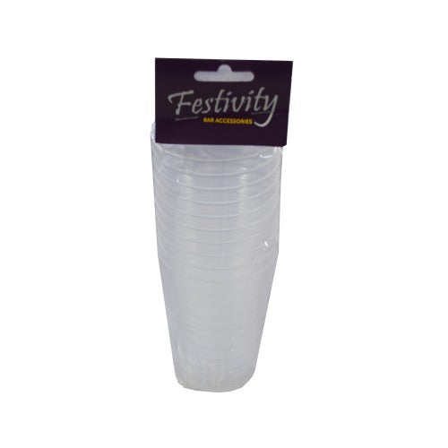 Festivity Disposable Beer Glass 10's