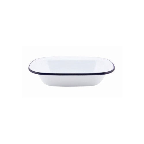 Falcon Pie Dish Oblong Enamelware 16cm