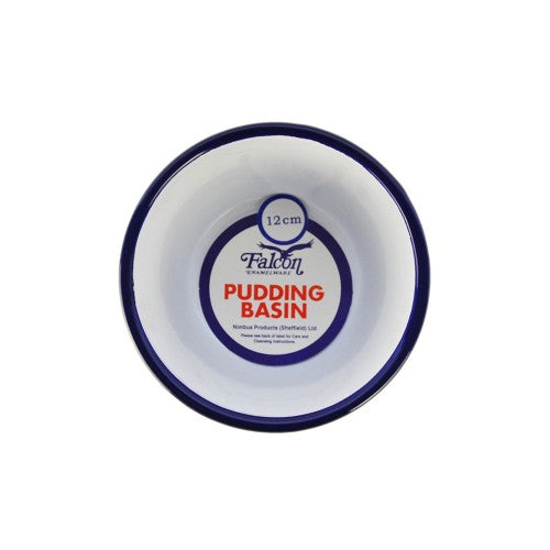 Pudding Basin, Enamelware, White, 12cm