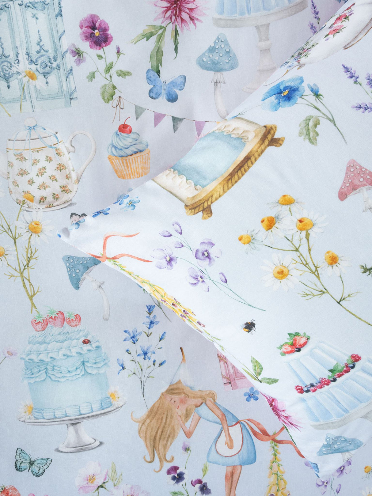Single - Magic Meadow Duvet Cover Set by Squiggles