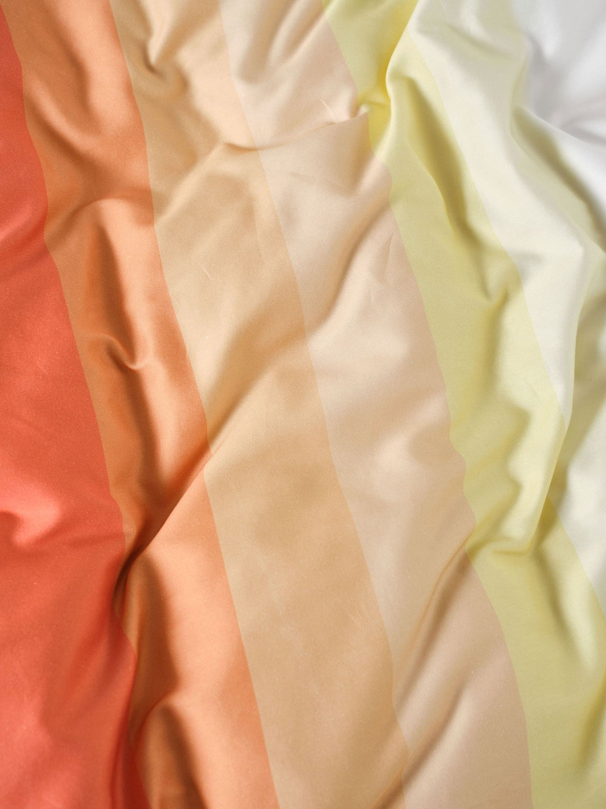 Double - Sunrise Stripe Duvet Cover Set by Squiggles - Bubblegum