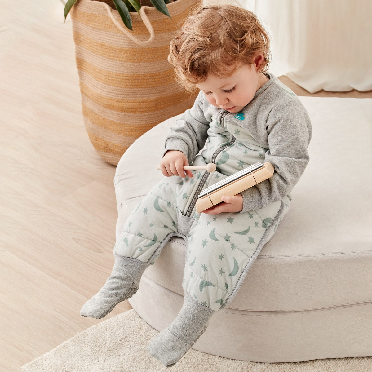Love to DreamSleep Suit™ Warm 2.5 TOG - Moonlight Olive - 24-36M