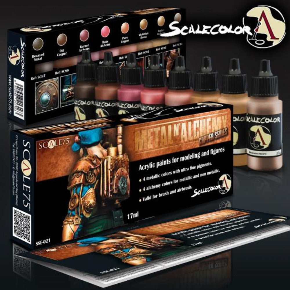 Scale 75 - Scalecolor - Metal n' Alchemy - Copper Series Paint Set