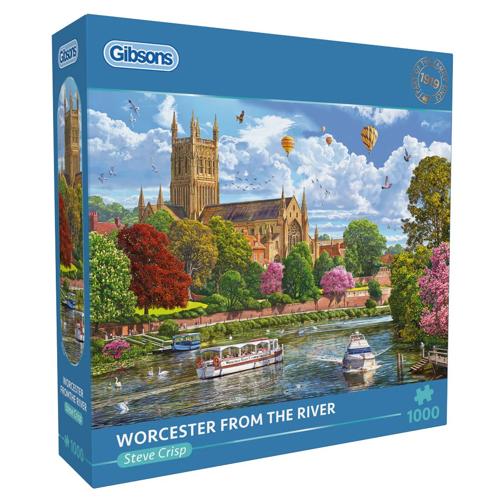 Gibsons: Worcester From The River (1000pc)