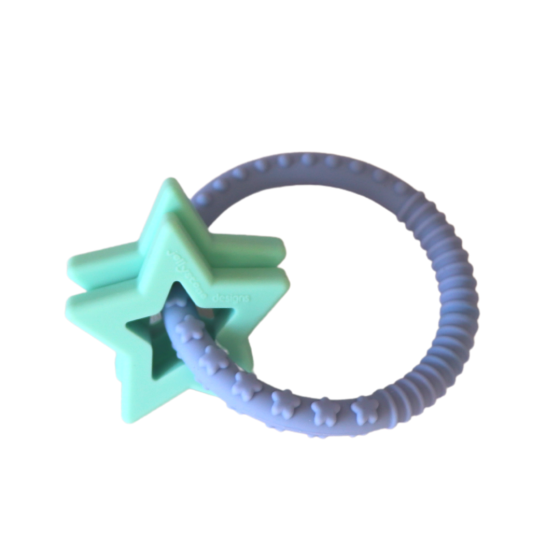 Star Teether - Soft Blue - Jellystone