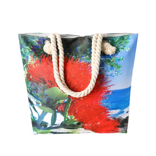 Rope Tote Pohutukawa Blossom