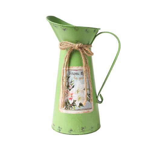 Tin Jug Large Olive