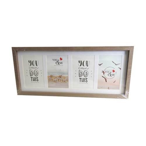 Photo Frame -Beech Tones Long Four