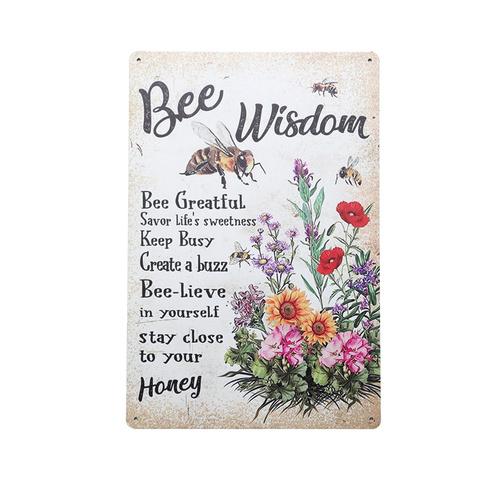 Art Tin Bee Wisdom